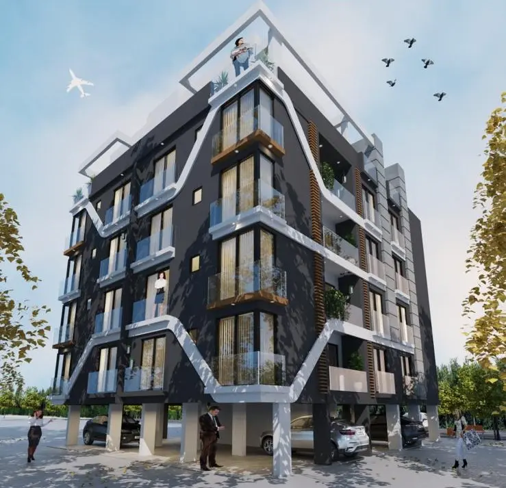 Berçem İnşaat Berçem Park Projesi Kıbrıs modern dış cephe tasarımı