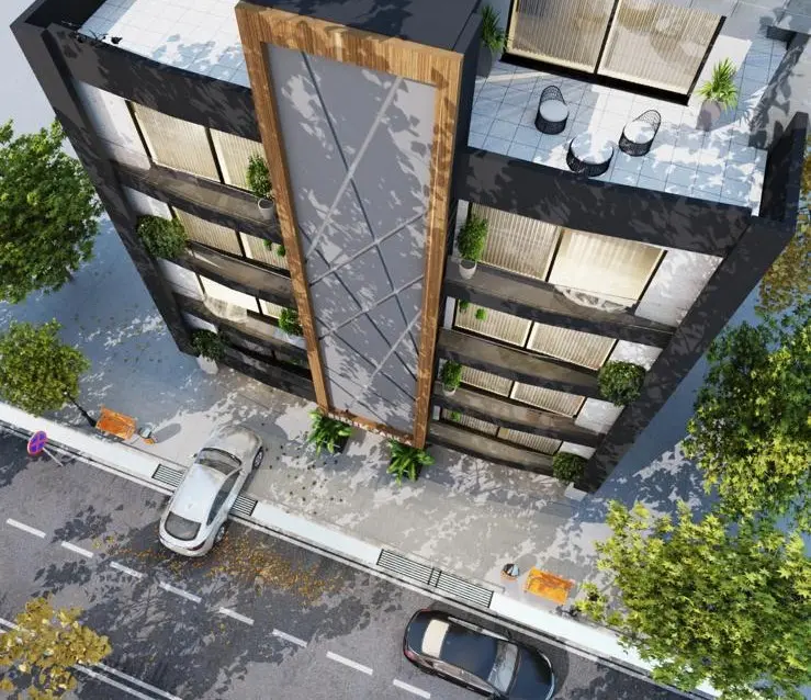 Berçem İnşaat Berçem Park Projesi Kıbrıs dış cephe görünümü 1