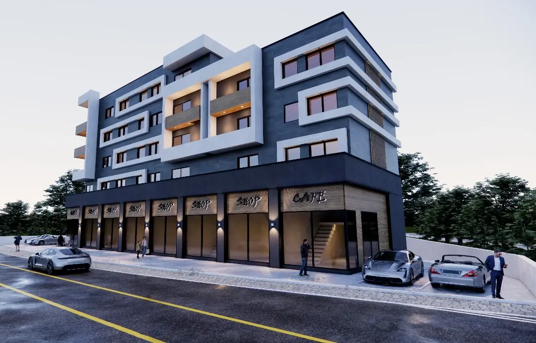 Berçem İnşaat VIA 360 Dedeoğlu Projesi Kıbrıs modern dış cephe tasarımı